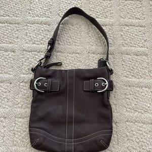 Vintage brown Coach purse in great condition!!